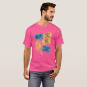 T-shirt Drôle Paddleball Dont Serve Ligue Questions Choisi (Devant entier)
