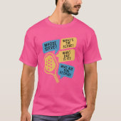 T-shirt Drôle Paddleball Dont Serve Ligue Questions Choisi (Devant)
