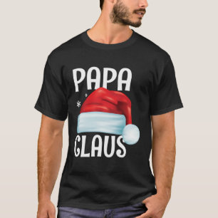 T-shirt Drôle Papa Claus Noël Correspondant Couple Pyjama