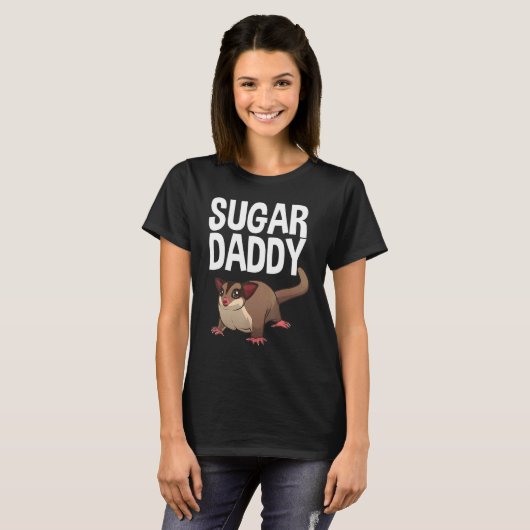T-shirt Drôle papa de sucre pour hommes papa de sucre plan (Devant entier)