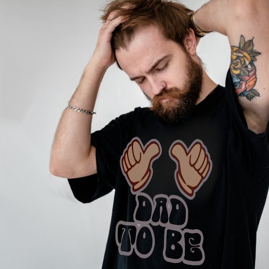 T-shirt Drôle papa d'être