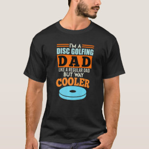 T-shirt Drôle Papa Discgolf Dit Disc Golf Men