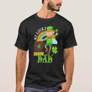 T-shirt Drôle Papa Paddy Day St patrick Lucky Charm Appels