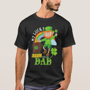 T-shirt Drôle Papa Paddy Day St patrick Lucky Charm Appels