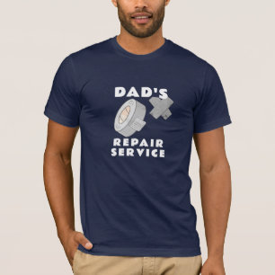 T-shirt Drôle papa tee, Fête des pères de service de répar