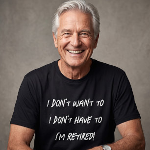 T-shirt Drôle Papy à la Retraite Simple