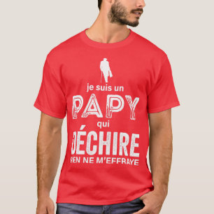 T-shirt Drôle Papy Tears Drôle Grand-père Tee Cadeau