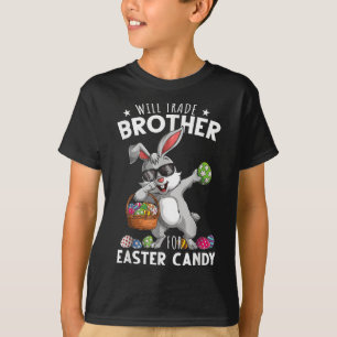 T-shirt Drôle Pâques Fera Le Frère Pour Les Enfants De Bon