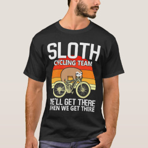 T-shirt Drôle Parfum Lazy Dormir Sur Stick À Vélo