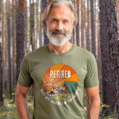 T-shirt Drôle Pas Mon Problème Retraite Cartoon Camper Car