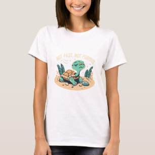 T-shirt Drôle Pas Vite Pas Furieux