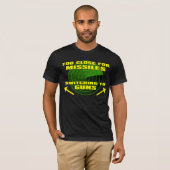 T-shirt drôle "Passer aux armes à feu" (Devant entier)