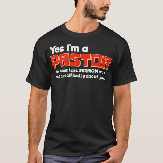 T-shirt Drôle Pasteur Grand cadeau de Fête des pères pour (Devant)