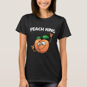T-shirt Drôle Pêche Pour Hommes Papa Danser Pêche Fruit Am