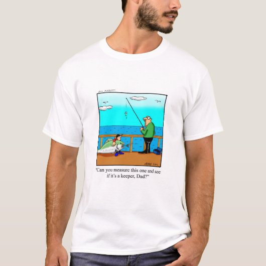 T-shirt Drôle pêcheur Tee - shirt Humour (Devant)