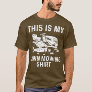 T-shirt Drôle Pelouse Mowing Cadeau Hommes Femmes Lawn Mo