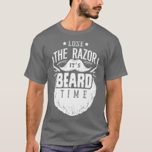 T-shirt Drôle Perdre La Razor Sa Barbe Temps 1