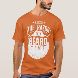 T-shirt Drôle Perdre La Razor Son Temps De La Barbe