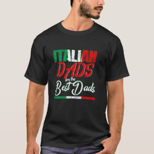 T-shirt Drôle père italien Italia papa Vintage