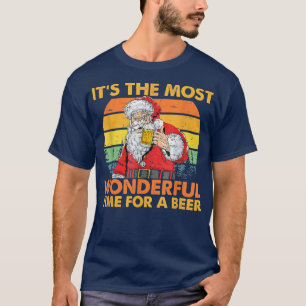 T-shirt Drôle Père Noël C'est le moment le plus merveilleu