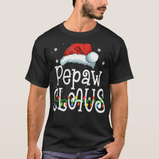 T-shirt Drôle Père Noël Pepaw Claus Cadeaux de famille de 