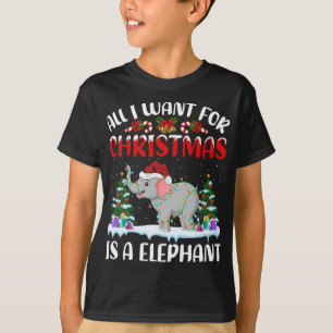 T-shirt Drôle Père Noël Tout Ce Que Je Veux Pour Noël Est