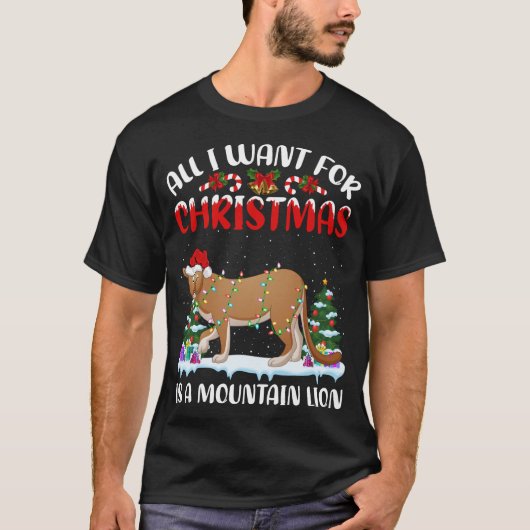 T-shirt Drôle Père Noël Tout Ce Que Je Veux Pour Noël Est  (Devant)