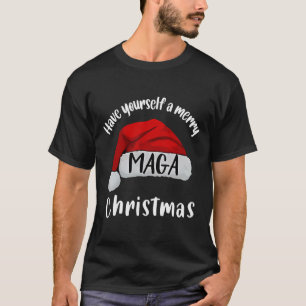 T-shirt Drôle Père Noël Trump S'Est Joyeux Noël