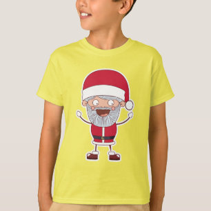 T-shirt Drôle Père Noël vêtements de nom personnalisé
