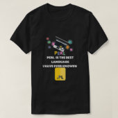 T-shirt Drôle PERL Utilisateurs Développeur Cadeau JAVA ES (Design devant)