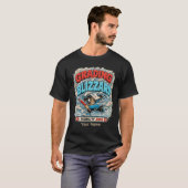 T-Shirt Drôle Personnalisé de Blizzard de Notation (Devant entier)