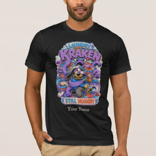 T-shirt drôle personnalisé Laundry Kraken pour chi