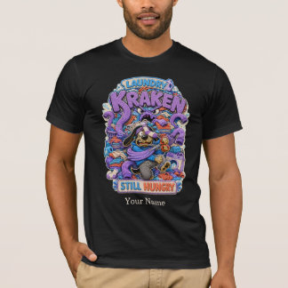 T-shirt drôle personnalisé Laundry Kraken pour chi