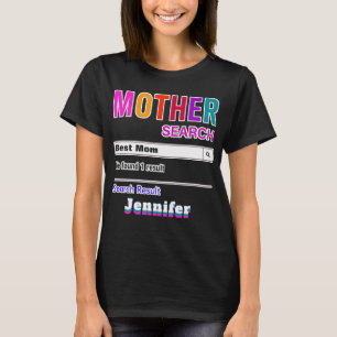 T-shirt Drôle personnalisé Meilleur cadeau maman