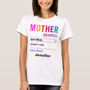 T-shirt Drôle personnalisé Meilleur cadeau maman