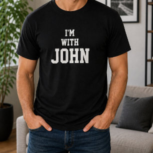 T-shirt Drôle Personnalisé Personnalisé Avec John Annivers