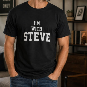 T-shirt Drôle Personnalisé Personnalisé Avec Steve Anniver