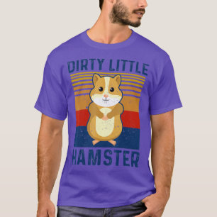 T-shirt Drôle petit hamster sale
