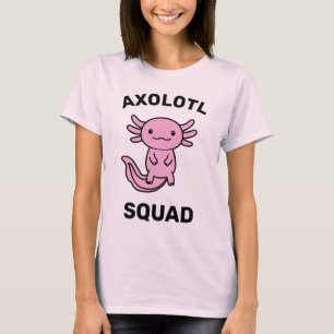 T-shirt Drôle petite équipe de Axolotl personnalisable ros
