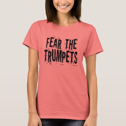 T-shirt Drôle Peur Les Trompettes Cadeau (Devant)