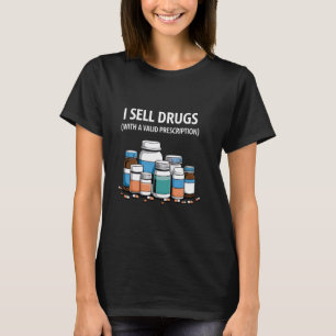 T-shirt Drôle Pharmacien Pour Hommes Femmes Technicienne E