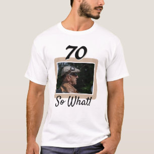 T-shirt Drôle Photo 70e anniversaire Invité d'honneur