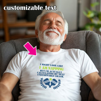 T-shirt Drôle pickleball de grand-père