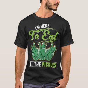 T-shirt Drôle Pickles Dill Pickle mangeur