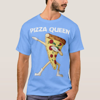 T-shirt Drôle Pizza Art Pour Femmes Maman Pizza Slice Ital