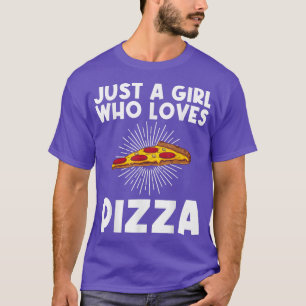 T-shirt Drôle Pizza Art Pour Filles Enfants Maman Pizza It