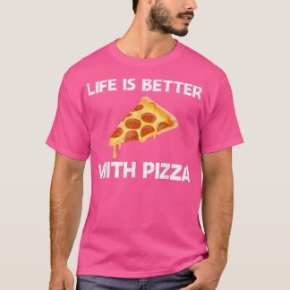 T-shirt Drôle Pizza Designs Pour Hommes Femme Pain De Nour