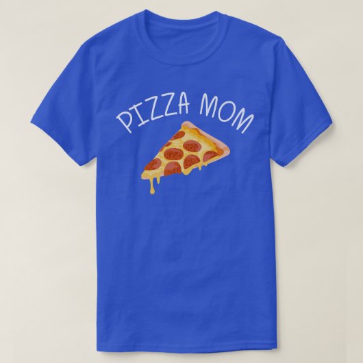 T-shirt Drôle Pizza Designs Pour Maman Femme Alimentation (Design devant)
