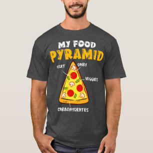 T-shirt Drôle Pizza Restauration Rapide Aime tarte mangeur