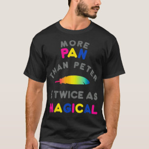 T-shirt Drôle plus Pan que Peter LGBTQ Pansexual Pride G